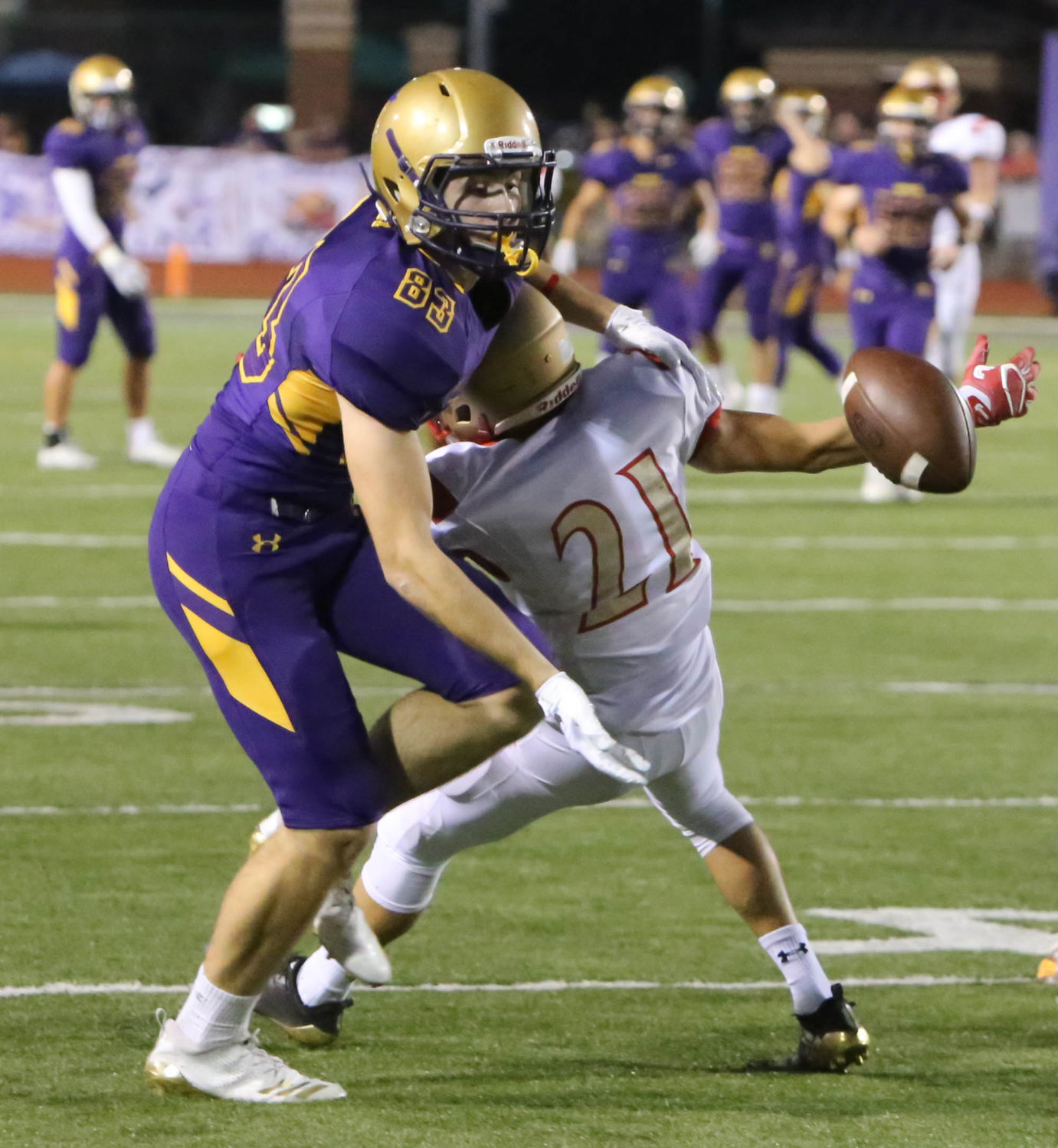 Andrean at Hobart football